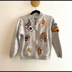 Moshino Grey Zip Sweater